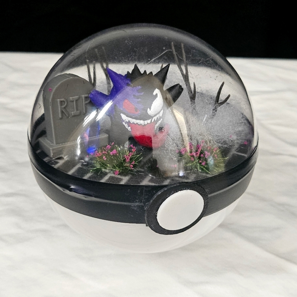 Spooky Halloween Poke Ball Terrarium – Limited Edition!